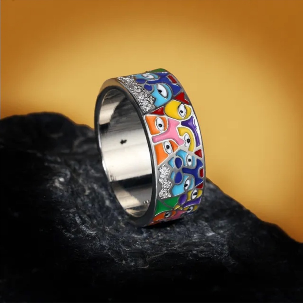 New 925 Silver Cubic Zirconia Ring - Picture 3 of 5